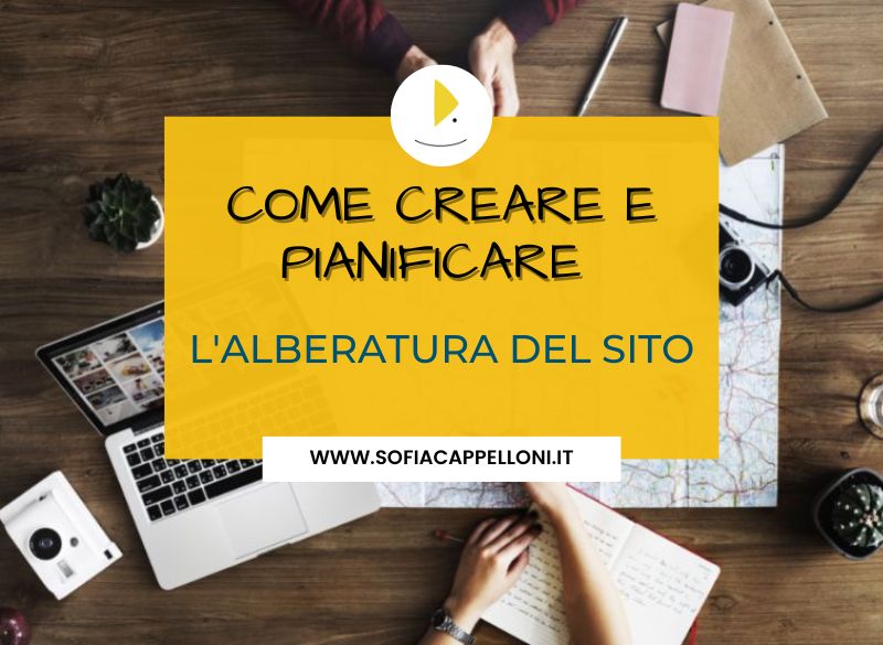 come creare alberatura del sito web online